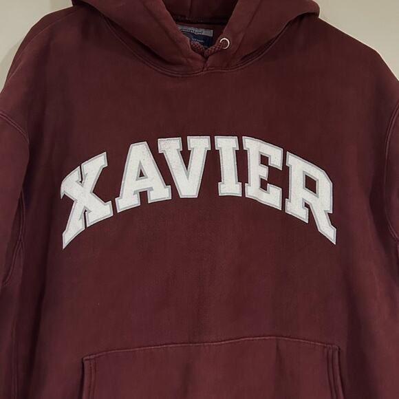 Vintage Champion Xavier University Reverse Weave Sweatshirt - Picture 2 of 9